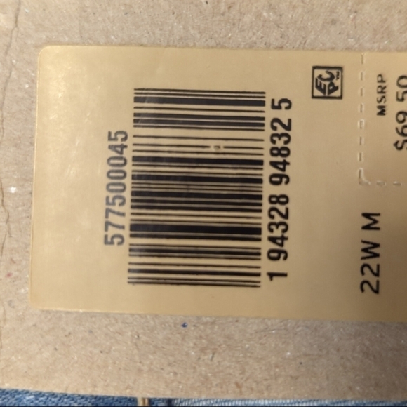 New Levi's 720 high rise skinny denim distressed jeans Plus Size NWT Sz 22W - Picture 9 of 12